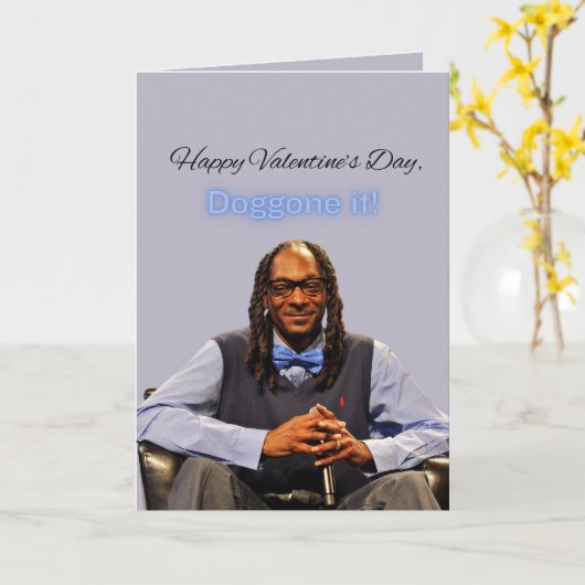 Valentijnkaart, Snoop Dogg Kaart (Gele Bloem)