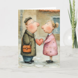 Valentijnkaart voor een blijvende liefde kaart