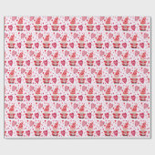 Valentijnkabouters Cadeaupapier (Vlak)