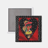 Valentijnmagneet Magneet (Voorkant / Achterkant)