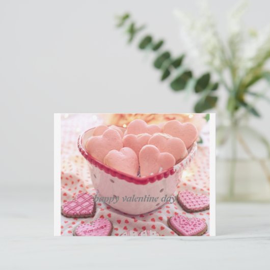 valentijnodag briefkaart (Staand voorkant)