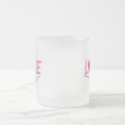 valentijnodag matglas koffiemok (Center)