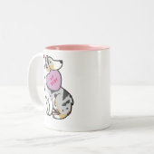 Valentijns 2015-Australian Shepherd-TP BlueMerle2 Tweekleurige Koffiemok (Voorkant links)