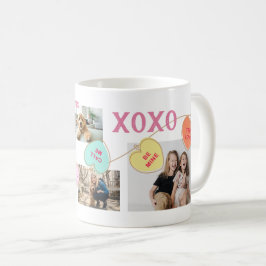 Valentijns 4 Foto collage Koffiemok