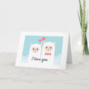 Valentijn's Alpaca Kaart