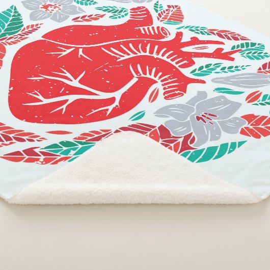 Valentijns Anatomisch Hart: Unieke Kaart Sherpa Deken (3/4)