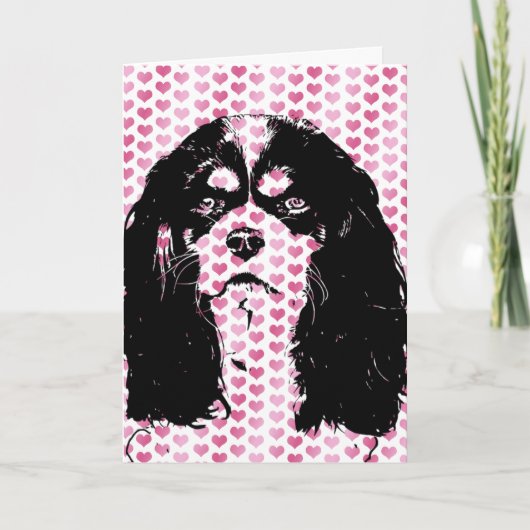 Valentijns - Arrogant Silhouet Feestdagen Kaart (Voorkant)