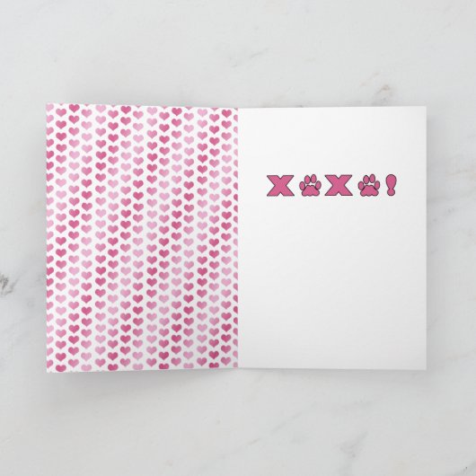 Valentijns - Arrogant Silhouet Feestdagen Kaart (Binnen)