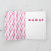 Valentijns - Arrogant Silhouet Feestdagen Kaart (Binnen)