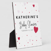 Valentijns Baby shower Welkomstteken Fotoplaat (Zijkant)