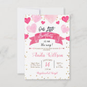 Valentijns babyfeestje Ons Kleine Schatje Kaart (Voorkant)