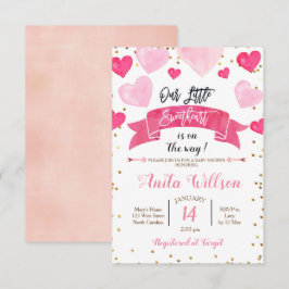 Valentijns babyfeestje Onze Kleine Liefje Kaart