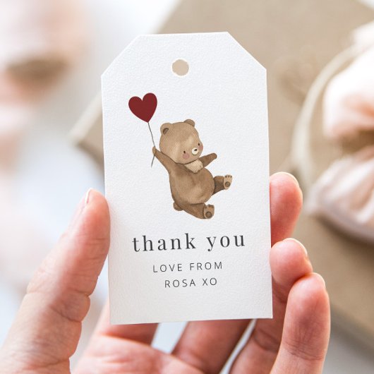 Valentijns Beer CadeauLabel