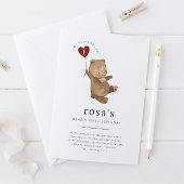 Valentijns Beer Eerste uitnodiging