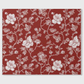 Valentijns Bloemen Cadeaupapier (Vlak)