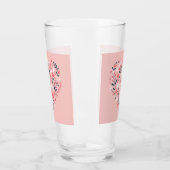 Valentijns Bloemenhart Glas (Links)
