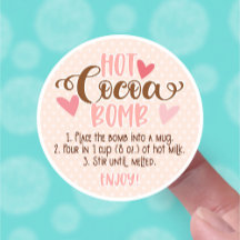 Valentijns Blush Pink Hot Cacao Bomb Instructies