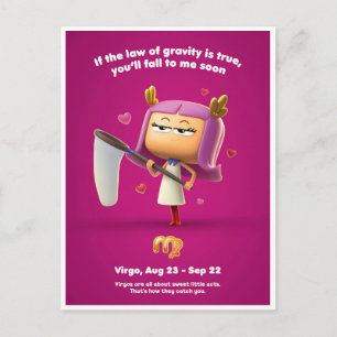 Valentijns Briefkaart voor virgo
