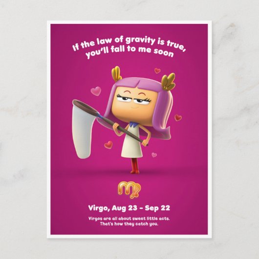 Valentijns Briefkaart voor virgo (Voorkant)