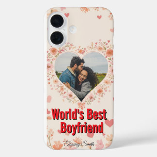 Valentijn's cadeau voor hem - 's werelds beste vri iPhone 16 hoesje