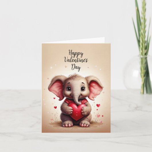 Valentijns cadeaubijschrift kaart (Voorkant)