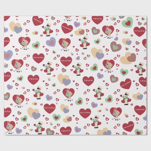 Valentijns Cadeaupapier (Vlak)
