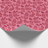 Valentijns  cadeaupapier (Hoek)