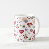Valentijns Cadeaupapier Koffiemok (Voorkant rechts)