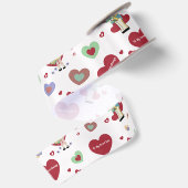 Valentijns Cadeaupapier Satijnen Lint (Achterkant)