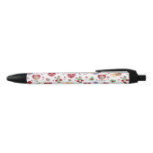 Valentijns Cadeaupapier Zwarte Inkt Pen (Bovenkant)