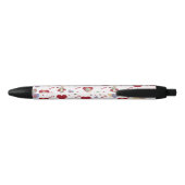 Valentijns Cadeaupapier Zwarte Inkt Pen (Achterkant)