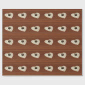 Valentijns chocolade cadeaupapier (Vlak)