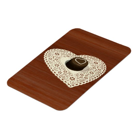 Valentijns chocolade magneet (Linkerzijde)