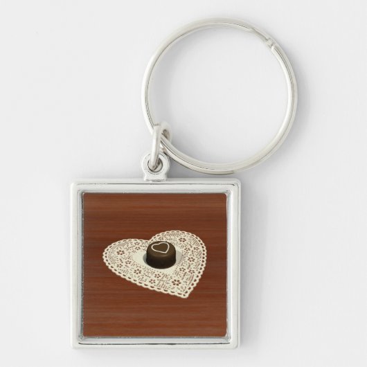 Valentijns chocolade sleutelhanger (Voorkant)