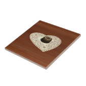Valentijns chocolade tegeltje (Zijkant)