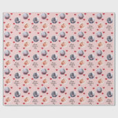 Valentijn's Day aangepaste foto Cadeaupapier (Vlak)