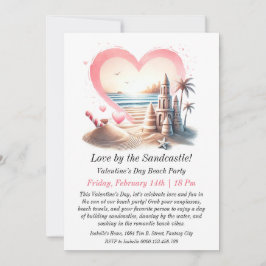  Valentijn's Day Beach Party Kaart