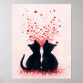 Valentijn's Day Cats Classroom Poster (Voorkant)