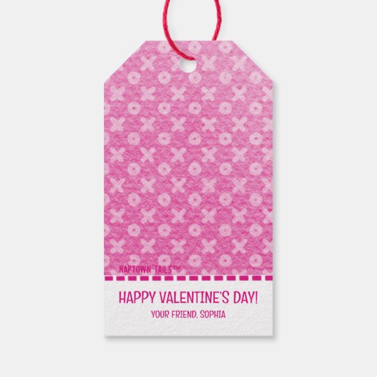 Valentijn's Day Doggone Groot Gift Label Cadeaulabel (Achterkant)