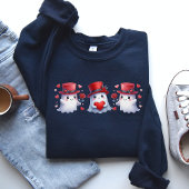 Valentijn's Day Ghost shirt, boe Valentijns's gesc Trui