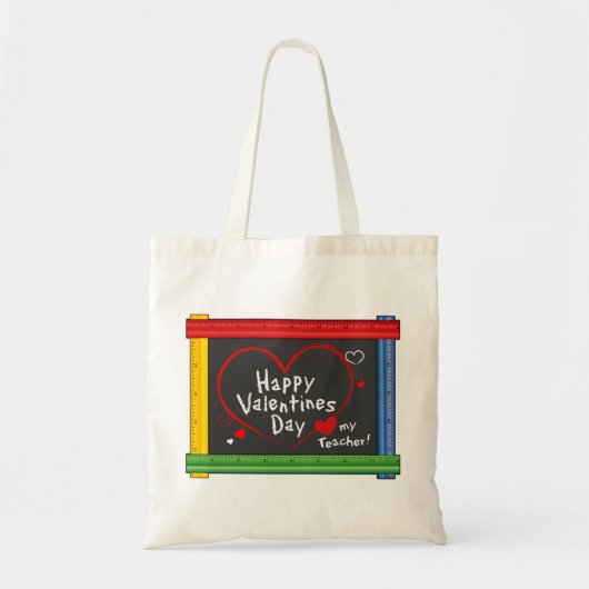Valentijn's Day Gift voor Docent Tote Bag (Voorkant)