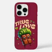 Valentijn's Day Grappige kawaii pistache chocolade Case-Mate iPhone Case (Achterkant)
