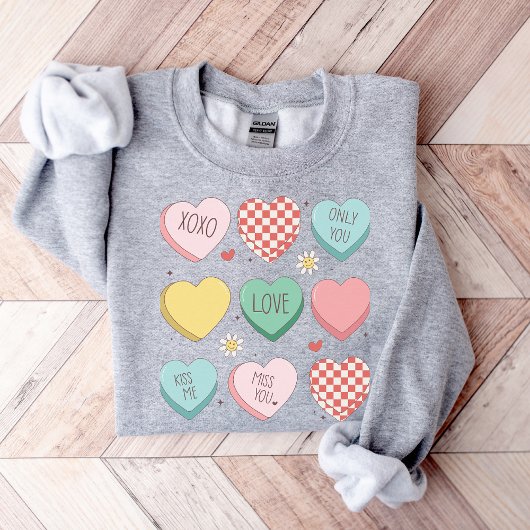 Valentijn's Day harten shirt, Valentijns's geschen Trui