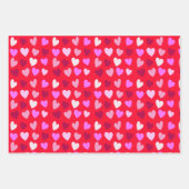 Valentijn's Day Hearts Inpakpapier Vel (Voorkant 2)