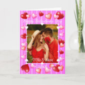 Valentijn's Day Hearts Kaart (Voorkant)