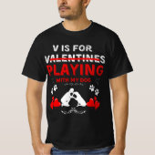 Valentijn's Day Hondenliefhebber T-shirt - Celebra (Voorkant)