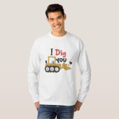 valentijn's Day 'I Dig You' T-shirt (Voorkant volledig)