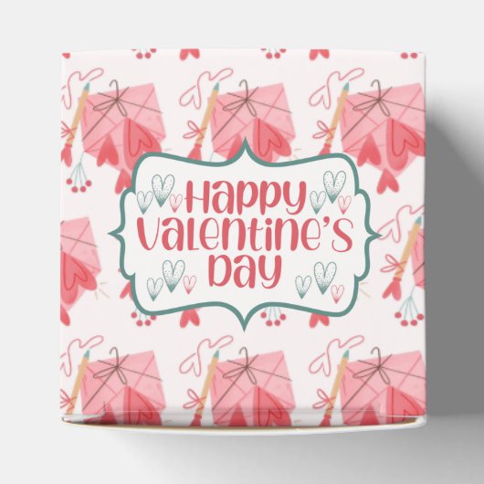 Valentijn's Day Love Favor Box Bedankdoosjes (Bovenkant)