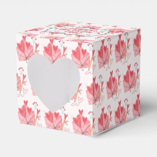 Valentijn's Day Love Favor Box Bedankdoosjes (Voorkant Zijde)