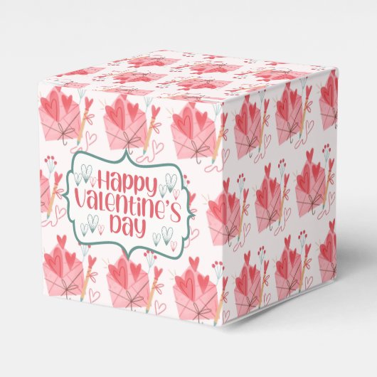 Valentijn's Day Love Favor Box Bedankdoosjes (Voorkant Zijde)